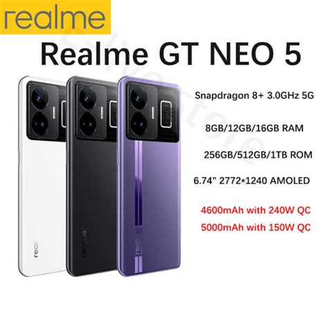 Realme Gt Neo G Unlock Smartphone Gb Ram Tb Rom W Charger Gt