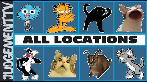 Find The Cats All 91 Locations On Roblox Youtube