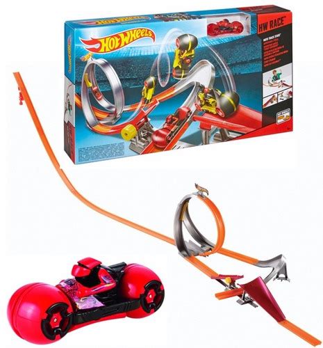 Hot Wheels Pista Curvas Rápidas Hw Race Moto Mattel R em Mercado Livre