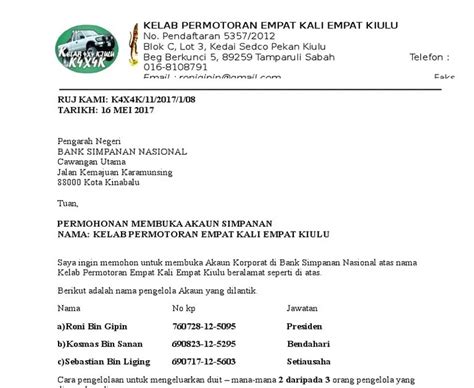 Surat Pengesahan Majikan Untuk Kwsp