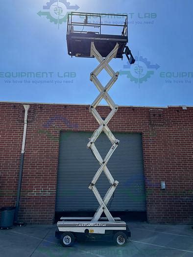 Used Lift A Loft SP24-7.5 Work Platform Scissor Lift 750 Lbs Capac...