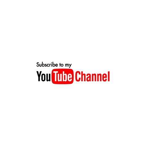 Subscribe To My Youtube Channel Logo Vector Ai Png Svg Eps Free