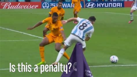 Argentina V Netherlands Penalty Controversy World Cup Messi