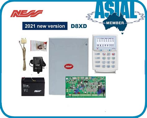 Ness Alarm Panel D8x With Keypad No Siren Kit K 6306b D8xd Ebay