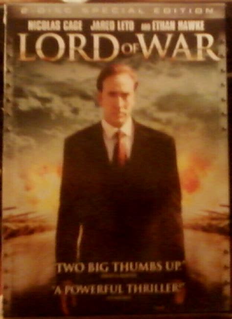 Lord Of War Dvd 2005 Nicolas Cage Jared Leto Bridget Moynahan