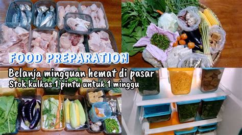 Food Preparation Belanja Mingguan Hemat Di Pasar Budget Di Bawah