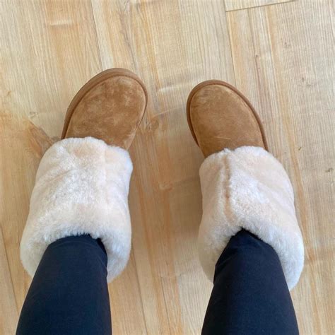 Rare Uggs Faux Fur Trim Boots Authentic Uggs Depop