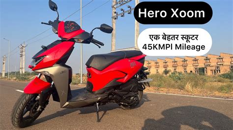 Hero Xoom Detailed Review Hero Xoom Mileage Test Better