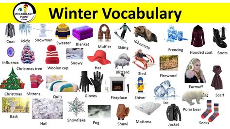 winter vocabulary spanish Archives - Vocabulary Point