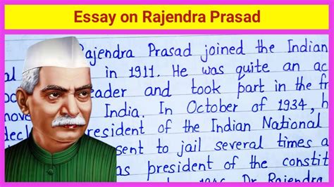 Essay On Dr Rajendra Prasad In English Paragraph On Dr Rajendra