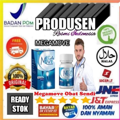 Terbukti Herbal Bpom Megamove Original Asli Obat Nyeri Sendi Tulang