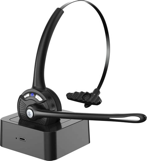 Bluetooth Headset With Microphone Noise Canceling Wireless On Ear Headphones