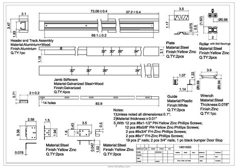 148BC Pocket Door Frame and Hardware Kit - Onward Hardware