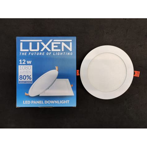 Jual LUXEN Downlight LED Round Inbow Series 12W 12 W 12 Watt 12Watt