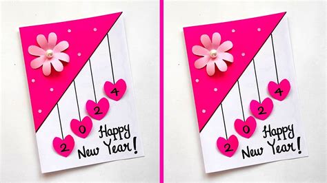 Easy And Beautiful New Year Greeting Card Ideas New Year Card