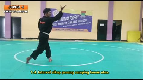 Jurus Jurus Tunggal Tangan Kosong Pencak Silat Full Youtube