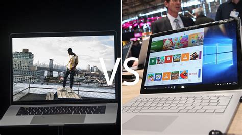 Macbook Pro Vs Surface Book Apple And Microsoft Go Head To Head But