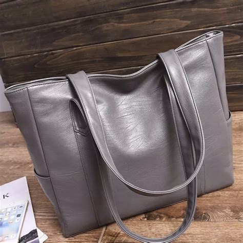 Jual Tas Tote Bag Wanita Kulit Kapasitas Besar Totebag Kulit Tas