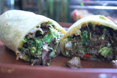 Carne Asada Burrito Taco Shop Style Carne And Papas