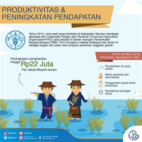 Mina Padi Optimalkan Lahan Sawah Dorong Produktivitas Perikanan Budidaya