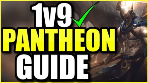 HOW TO PANTHEON SUPPORT 1v9 FOR BEGINNERS League Of Legends YouTube