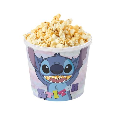 Pote para Pipoca Balde Grande Estampado Lilo Stitch 2 1L Plasútil