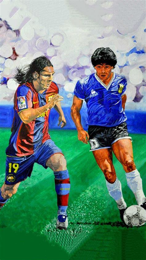 Messi And Maradona Wallpaper IXpap