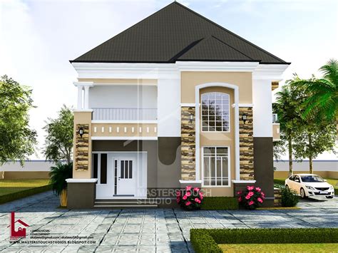 Bedroom Duplex Rf D Nigerian Building Designs