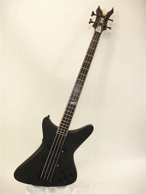 Peavey Tragic Iv 4 String Bass Guitar Satin Black Reverb