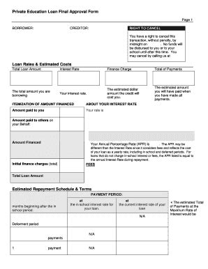 Fillable Online Finaid Ucsf Blank H 20 Private Education Form Fax Email