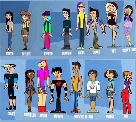 The Total Drama Island 2023 Cast But I Replaced Them With Random Ocs With The Same Name That