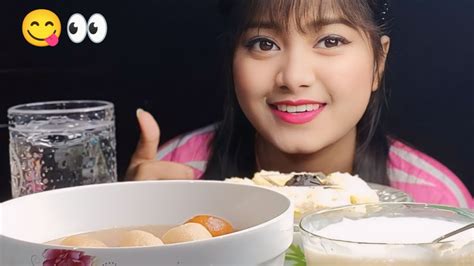 ASMR EATING RASGULLA GULAB JAMUN LOT CHUM CHUM AND PAYAS EATING