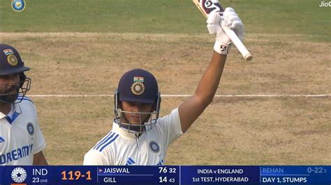 Yashasvi Jaiswal Batting Highlights 76 Runs 32 Ball Vs England