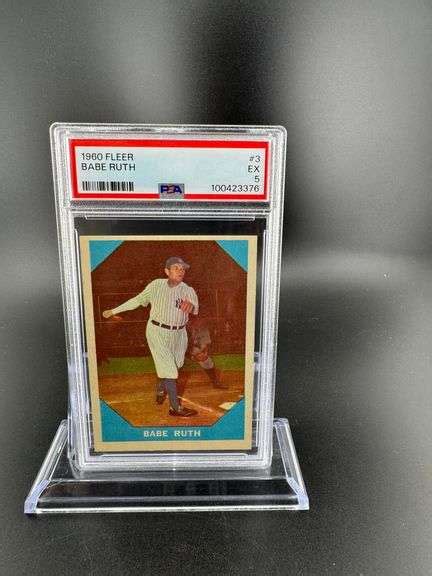 1960 Fleer BABE RUTH PSA 5 NexBid