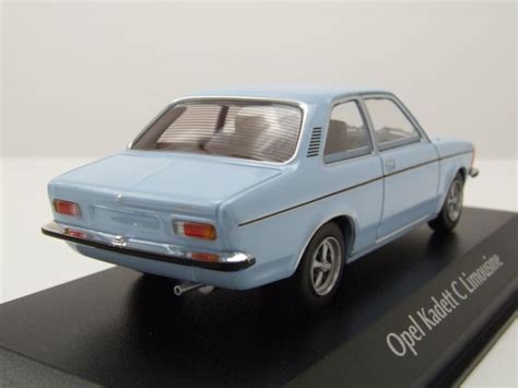 Modellauto Opel Kadett C Blau Modellauto Maxichamps