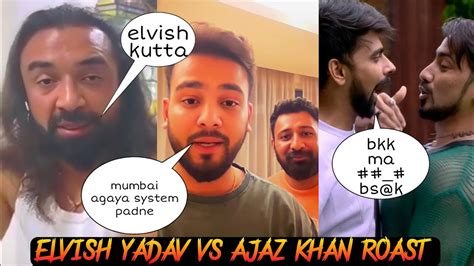 Elvish Yadav Vs Ajaz Khan Controversy Big Boss Lovekesh Kataria And