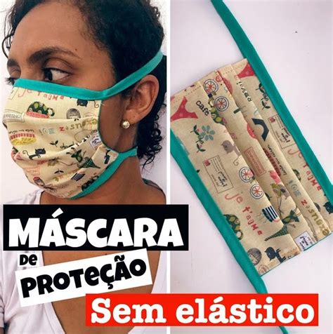 Máscara De Proteção Sem Elástico Como Faço Molde Para Imprimir