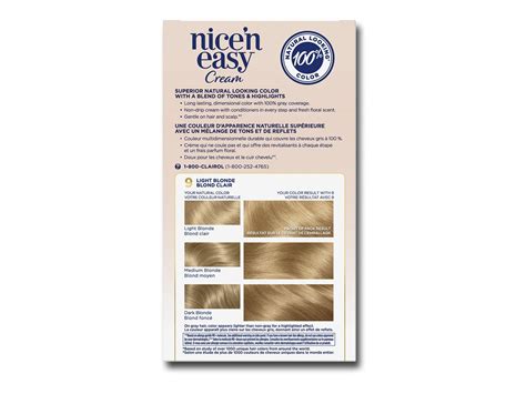 Clairol Nice N Easy Hair Dye Light Blonde