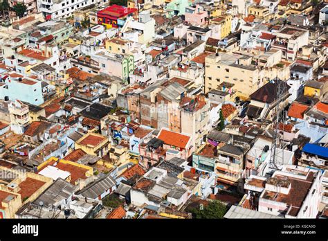 Typical Indian Town Stock Photo Alamy