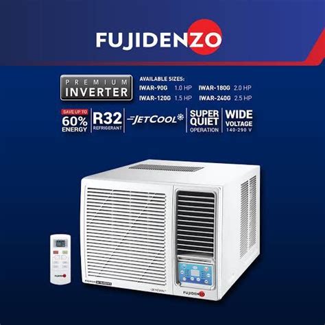 Fujidenzo Inverter Grade Fully Inverter Window Type Aircon TV Home