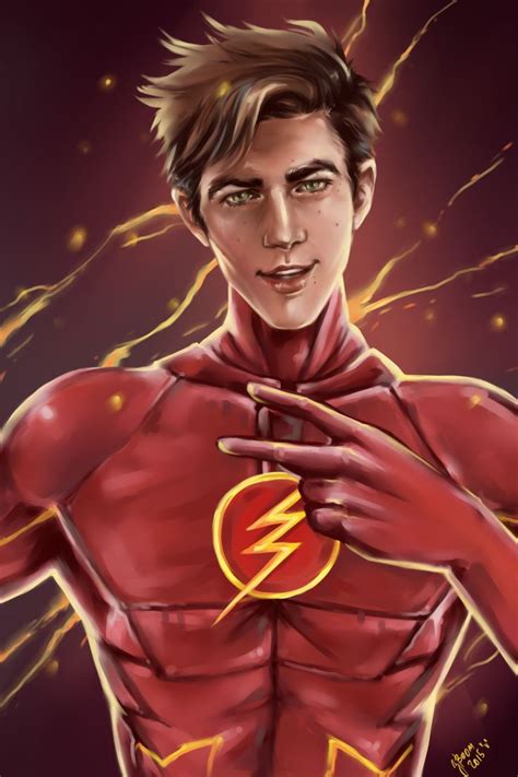 Grant Gustin Flash Fan Art