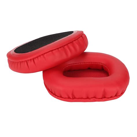 Red Replacement Ear Pads Soft Protein Leather Cushions For W800bt W8088bt K800 K830 Headphones