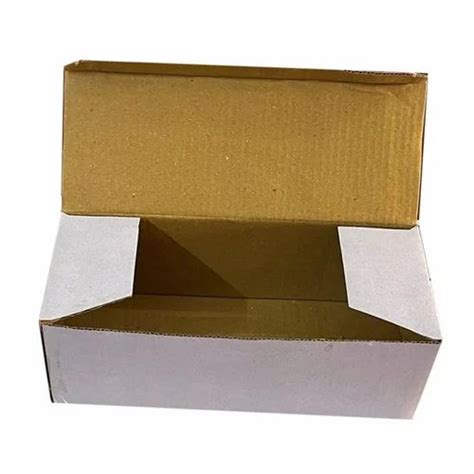 3 Ply White Corrugated Packaging Box At Rs 6 Piece 3 Ply Corrugated