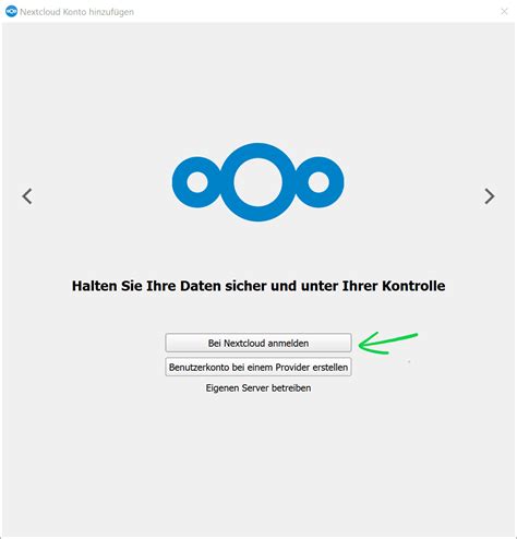 Nextcloud Client Unter Windows Einrichten Sanwald It