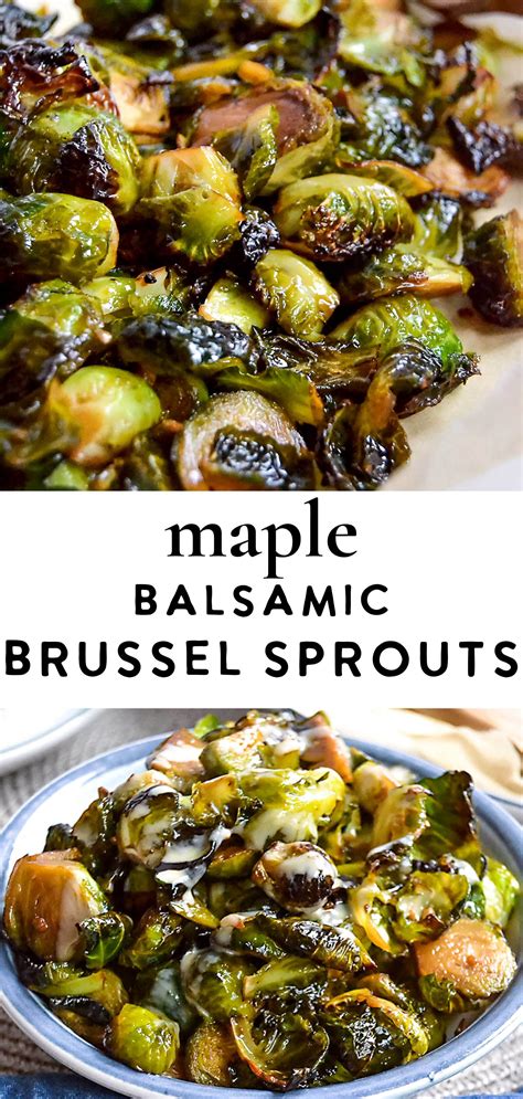 Roasted Maple Balsamic Brussel Sprouts Thank You Berry Much Artofit