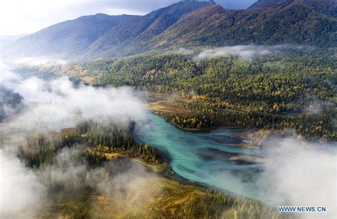 Scenery Of Kanas Scenic Spot Of Altay Northwest China S Xinjiang