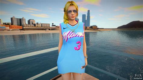 DOA Helena Douglas Fashion Casual V2 Miami Heat For GTA San Andreas