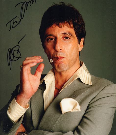 Scarface Al Pacino Signed 8x10 Personalized Photo – SWAU Auction