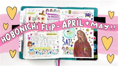 Hobonichi Flip Through April May 2024 YouTube