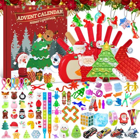 Fidget Advent Calendar For Kid Christmas Holiday Countdown Advent